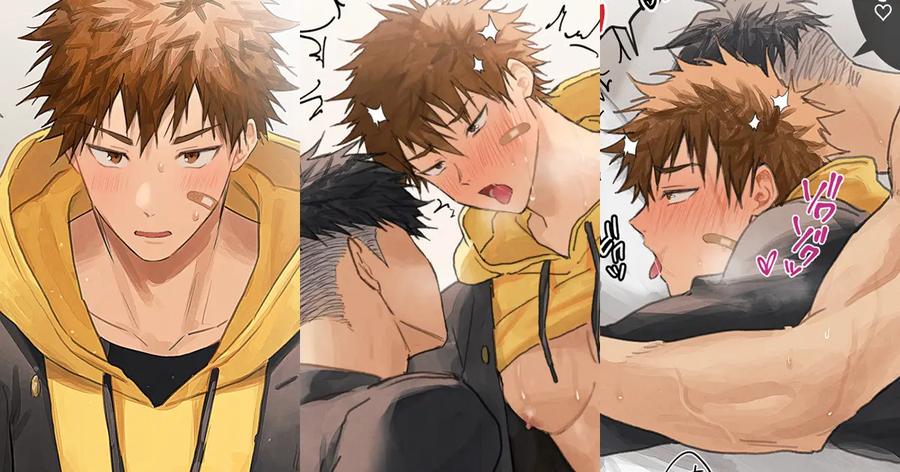 Original BL manga "102-A-Classmate-Proudly-Shows-Off-His-Chocolate-④-By-Wanwan-Hao-Chn" cover image