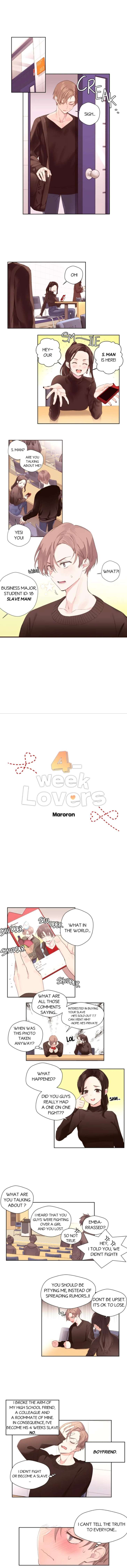 Original BL manga "4-Week-Lover-By-Maroron-Eng" cover image