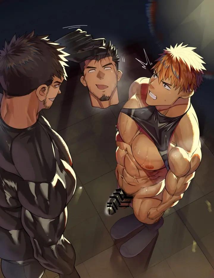 A-Muscle-Hero-Transformed-Into-A-Combatant-In-A-Perverted-Mask-Skin-With-A-Small-Frys-Dick-Erect-And-Male-Orgasmic-Sex-By-Takao-No-Gami-Toiro-Jp page 42