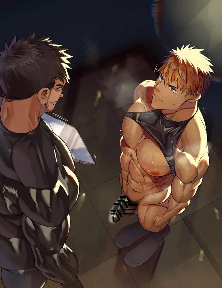 A-Muscle-Hero-Transformed-Into-A-Combatant-In-A-Perverted-Mask-Skin-With-A-Small-Frys-Dick-Erect-And-Male-Orgasmic-Sex-By-Takao-No-Gami-Toiro-Jp page 43