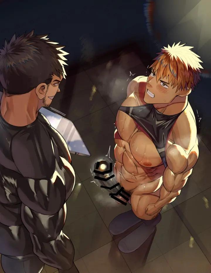 A-Muscle-Hero-Transformed-Into-A-Combatant-In-A-Perverted-Mask-Skin-With-A-Small-Frys-Dick-Erect-And-Male-Orgasmic-Sex-By-Takao-No-Gami-Toiro-Jp page 55