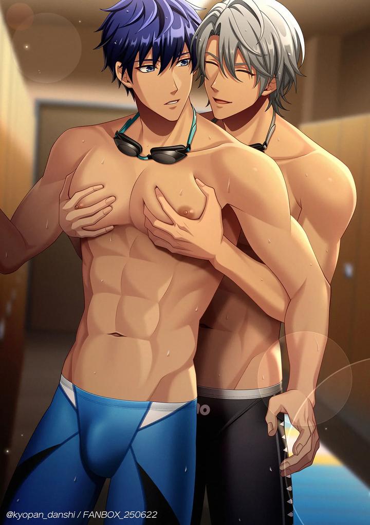 Aomi-Has-His-Pectoral-Muscles-Massaged-By-Haibara-In-The-Locker-Room-By-Mizuno-Arina-Jp page 5