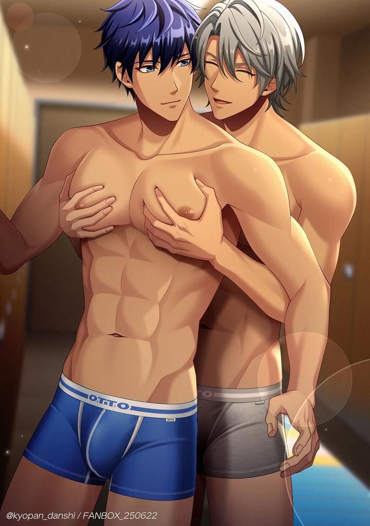 Aomi-Has-His-Pectoral-Muscles-Massaged-By-Haibara-In-The-Locker-Room-By-Mizuno-Arina-Jp page 12