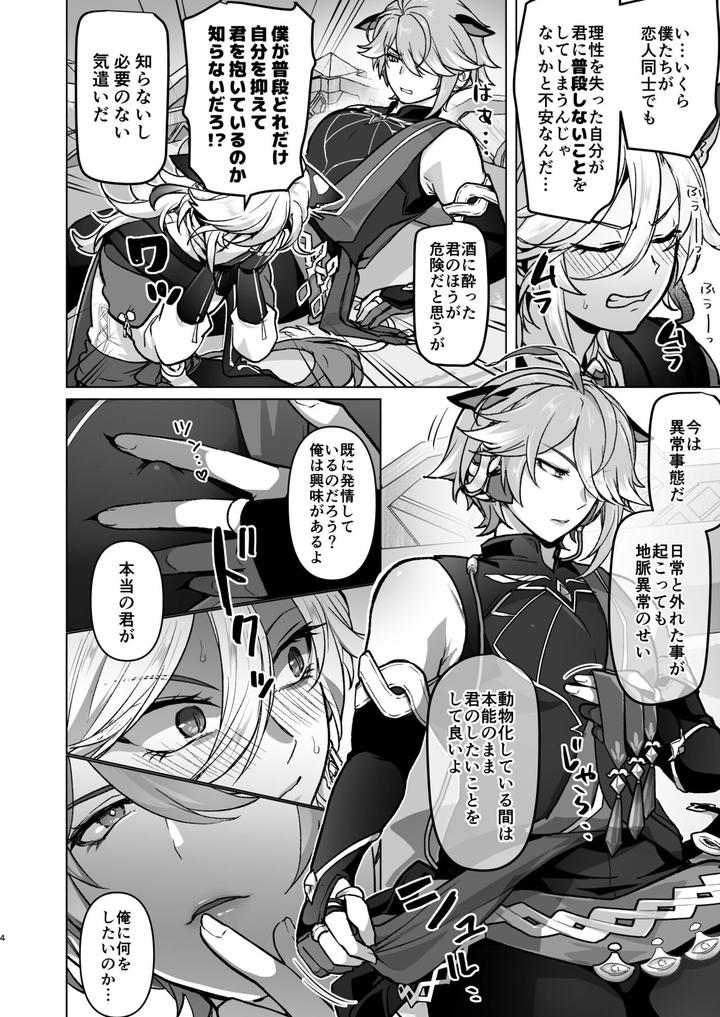 Genshin-Impact-Dj-Jimyaku-Ijoude-Doubutsu-Ka-Hatsujou-Shite-Sukebe-Shi-Makuru-Hanashi-By-Orgasm-Slap-Ichino-Milk-Jp page 3