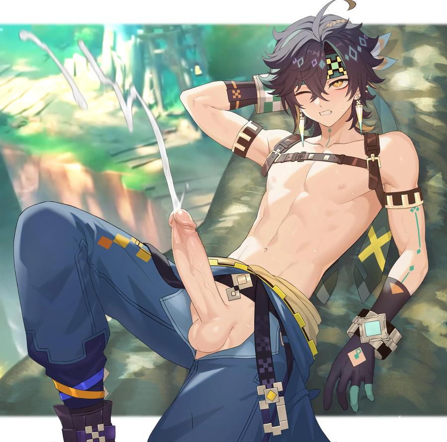 Genshin-Impact-Dj-Kinich-Sora-By-Finch0023-Uncensored-Eng page 19