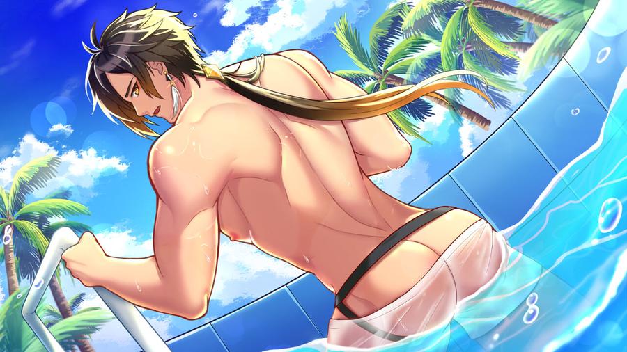 Genshin-Impact-Dj-Mr-Zhongli-You-Dont-Want-People-To-Find-Out-That-Youre-Wearing-Panties-With-Anus-By-Minghecanyue-Uncensored-Chn page 15