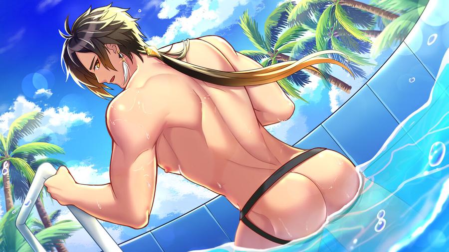 Genshin-Impact-Dj-Mr-Zhongli-You-Dont-Want-People-To-Find-Out-That-Youre-Wearing-Panties-With-Anus-By-Minghecanyue-Uncensored-Chn page 43