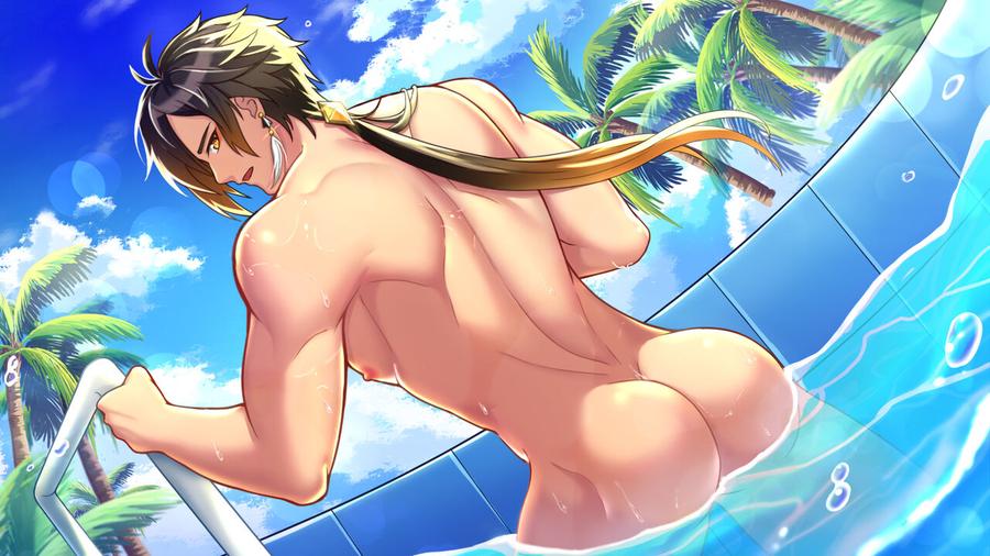 Genshin-Impact-Dj-Mr-Zhongli-You-Dont-Want-People-To-Find-Out-That-Youre-Wearing-Panties-With-Anus-By-Minghecanyue-Uncensored-Chn page 44