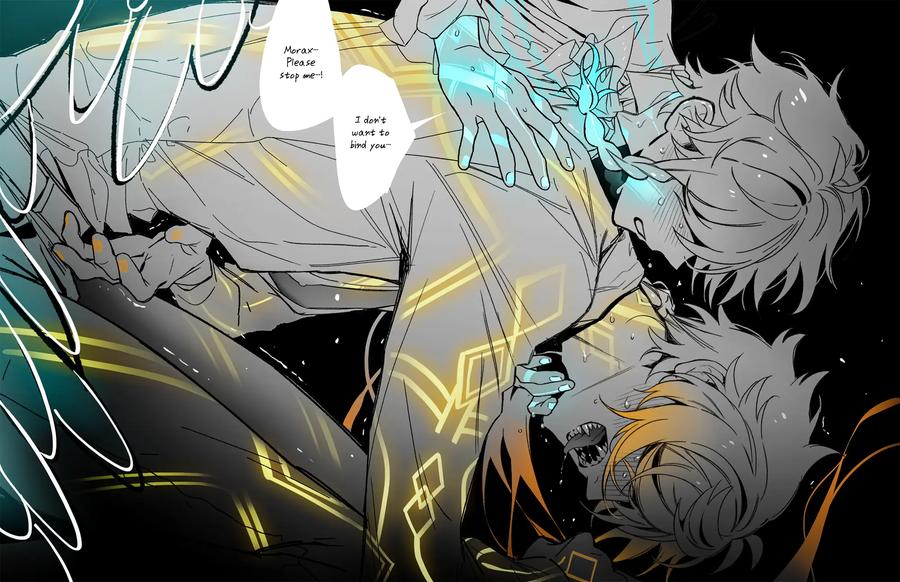 Genshin-Impact-Dj-Pixiv-Genshin-Impact-Characters-Zhongli-And-Kaveh-X-Alhaitham-By-Mob-Hwan-Uncensored-Eng page 21