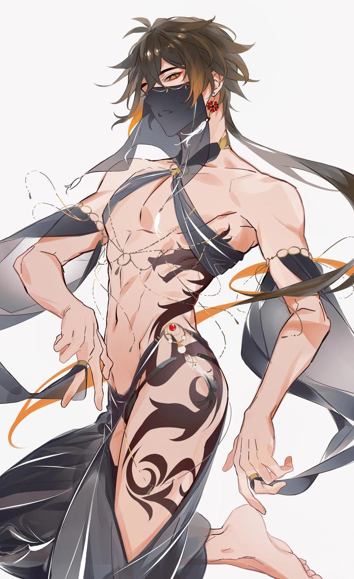 Genshin-Impact-Dj-Pixiv-Genshin-Impact-Characters-Zhongli-And-Kaveh-X-Alhaitham-By-Mob-Hwan-Uncensored-Eng page 23