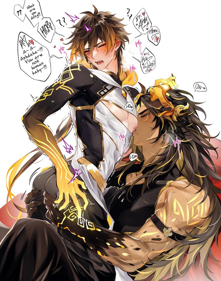 Genshin-Impact-Dj-Pixiv-Genshin-Impact-Characters-Zhongli-And-Kaveh-X-Alhaitham-By-Mob-Hwan-Uncensored-Eng page 27