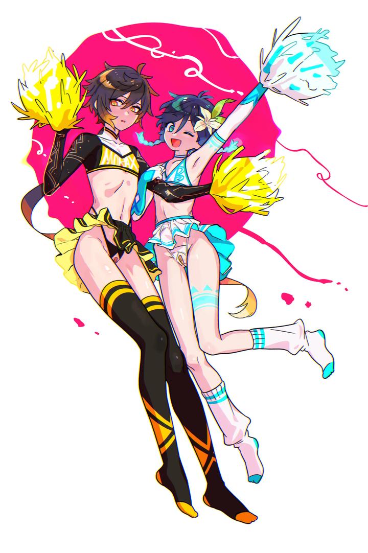 Genshin-Impact-Dj-Pixiv-Genshin-Impact-Characters-Zhongli-And-Kaveh-X-Alhaitham-By-Mob-Hwan-Uncensored-Eng page 49