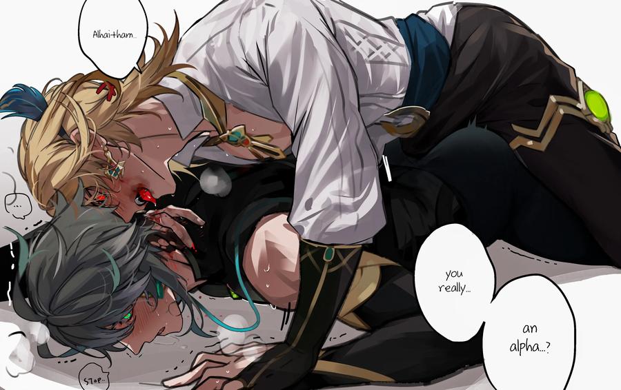 Genshin-Impact-Dj-Pixiv-Genshin-Impact-Characters-Zhongli-And-Kaveh-X-Alhaitham-By-Mob-Hwan-Uncensored-Eng page 66