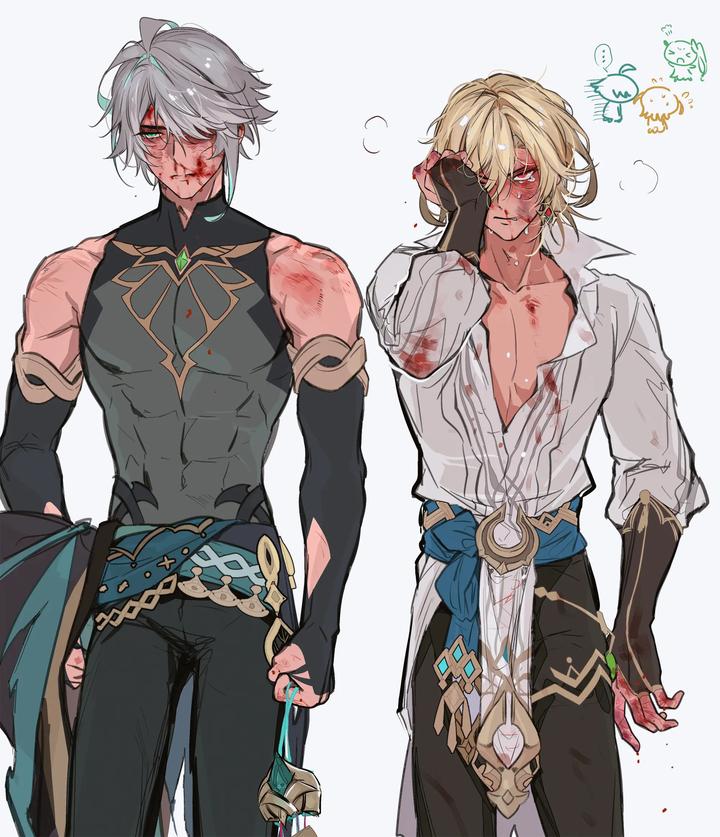 Genshin-Impact-Dj-Pixiv-Genshin-Impact-Characters-Zhongli-And-Kaveh-X-Alhaitham-By-Mob-Hwan-Uncensored-Eng page 79