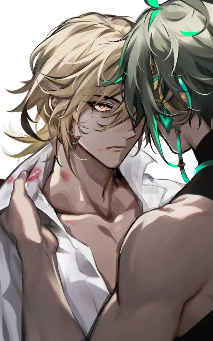 Genshin-Impact-Dj-Pixiv-Genshin-Impact-Characters-Zhongli-And-Kaveh-X-Alhaitham-By-Mob-Hwan-Uncensored-Eng page 110