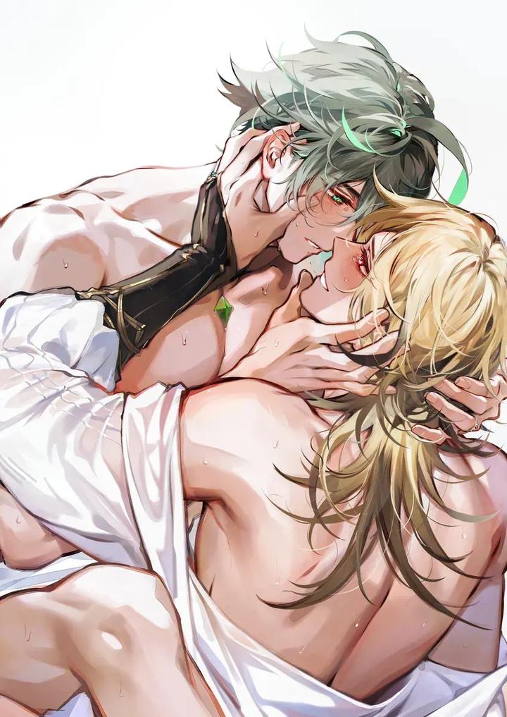 Genshin-Impact-Dj-Pixiv-Genshin-Impact-Characters-Zhongli-And-Kaveh-X-Alhaitham-By-Mob-Hwan-Uncensored-Eng page 114