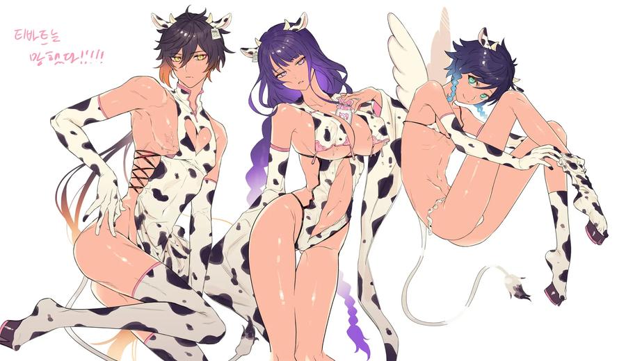 Genshin-Impact-Dj-Pixiv-Genshin-Impact-Characters-Zhongli-And-Kaveh-X-Alhaitham-By-Mob-Hwan-Uncensored-Eng page 176