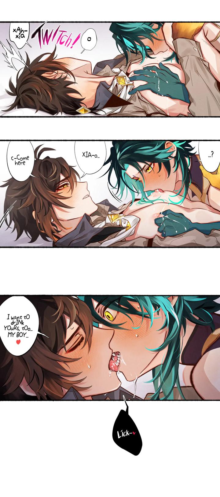 Genshin-Impact-Dj-Pixiv-Genshin-Impact-Characters-Zhongli-And-Kaveh-X-Alhaitham-By-Mob-Hwan-Uncensored-Eng page 227
