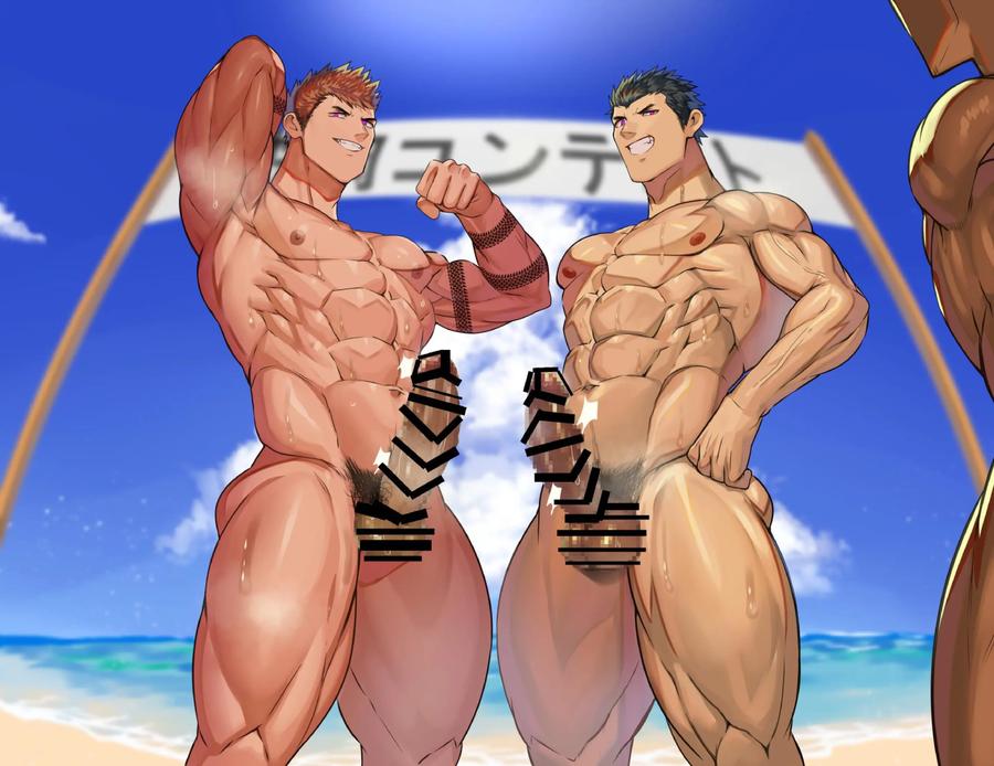 Hypnotic-Beach-A-Big-Cocked-Slut-Uses-A-Gay-Addicted-App-For-A-Sweaty-Orgy-At-Sea-By-Takao-No-Gami-Toiro-Jp page 53