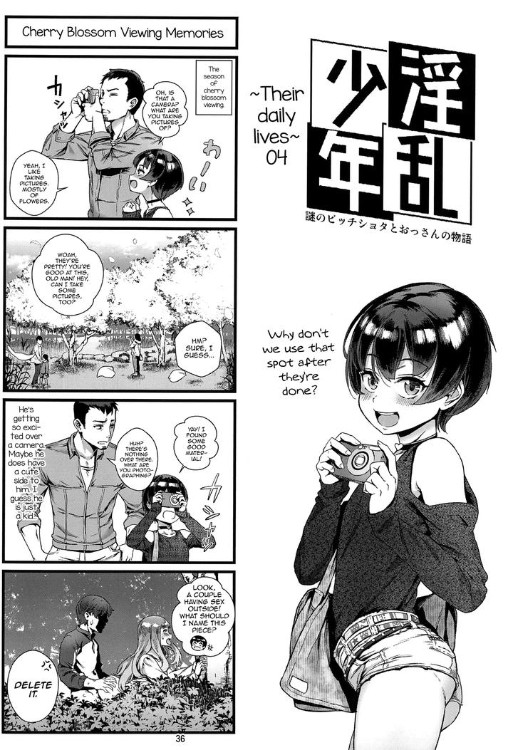 Inran-Shounen-Nazo-No-Bitch-Shota-To-Ossan-No-Monogatari-Vol-2-By-Inran-Shounen-Jairou-Uncensored-Eng page 36