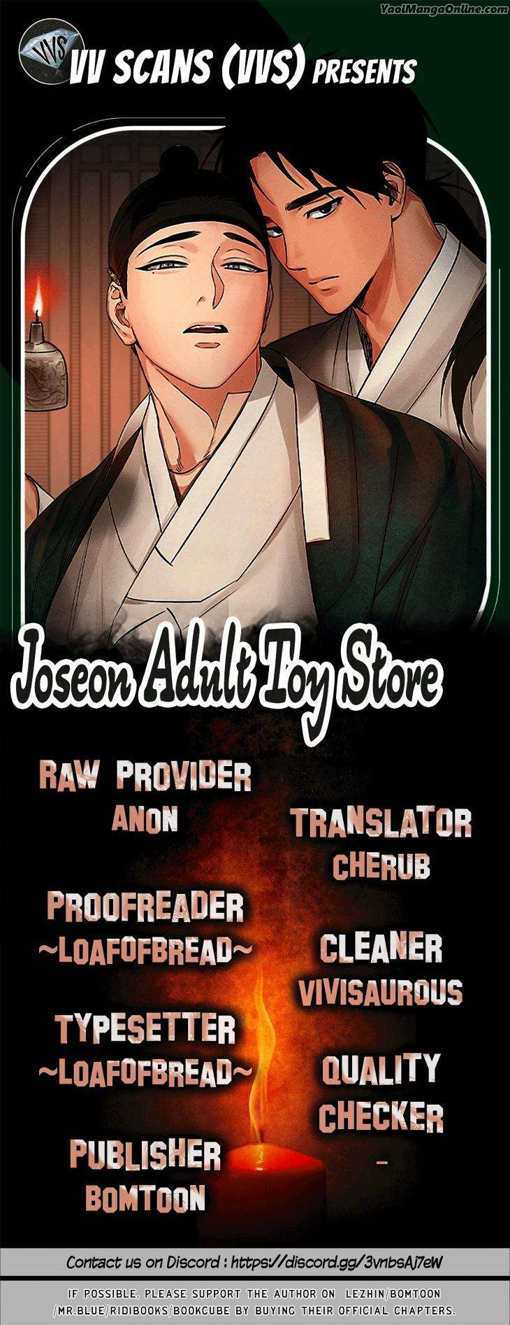 Recommended BL manga "Joseon-Adult-Toy-Store-By-Songmi-Uncensored-Eng" cover image