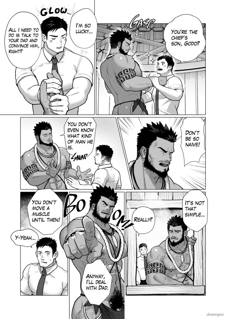 Men-Of-The-Tribal-Village-2-By-Ofton-Souko-Gorou-Naoki-Eng page 4