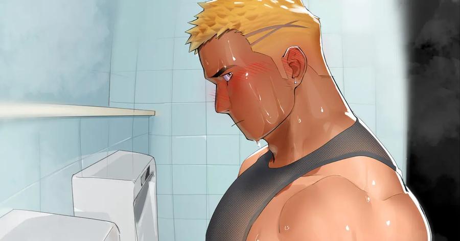 Recommended BL manga "Midnight-Toilet-Cruising-With-A-Blonde-Haired-Guy-By-宏きHiroki-Jp" cover image