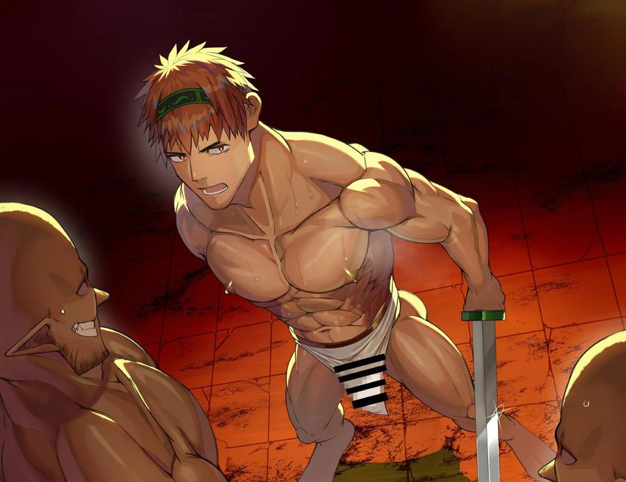Muscular-Knights-Are-Washed-By-Orcs-And-Masochistically-Orgasmic-In-Masochistic-Sex-By-Takao-No-Gami-Toiro-Jp page 41