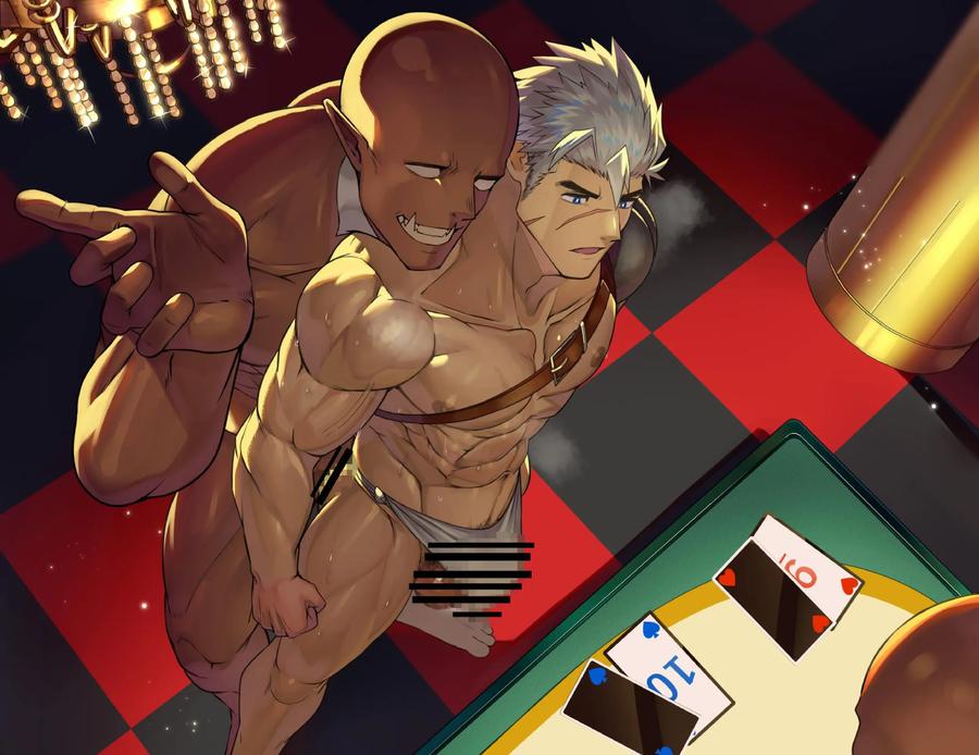 Muscular-Knights-Humiliated-And-Ejaculated-By-Big-Cocked-Orcs-At-An-Erotic-Casino-By-Takao-No-Gami-Toiro-Jp page 53