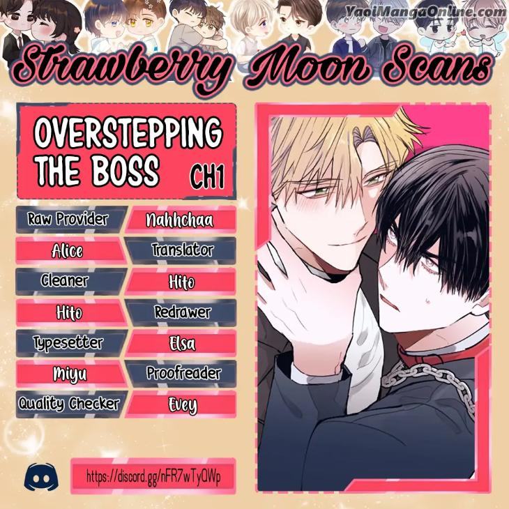 Recommended BL manga "Overstepping-The-Boss-By-Eoneo-Eng" cover image